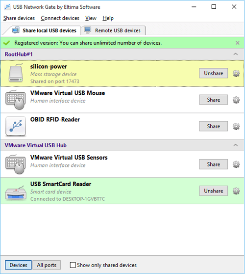 USB Network Gate for Windows